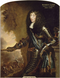 Portrait de Louis II, prince de Bourbon, surnommé le Grand Condé by Justus van Egmont