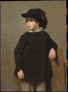 Portrait of a Child by Jean-Baptiste-Camille Corot