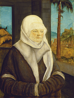 Portrait of a Woman of the Reuss Family by Wolf Huber