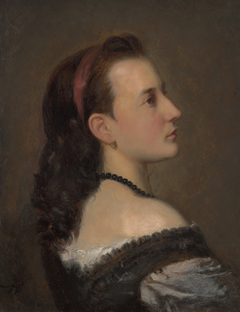 Portrait of a Young Lady by Aleksander Kotsis