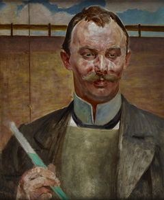 Portrait of Alfred Stepko by Jacek Malczewski