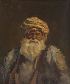 Portrait of an old man by Grigor Gabrielyan