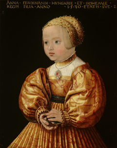 Portrait of Anna of Austria (1528-1590), Aged Two by Jakob Seisenegger