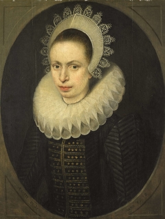 Portrait of Antoinette Walleran, Wife of Philippe Le Mire by Jacob Lambrechtsz Loncke