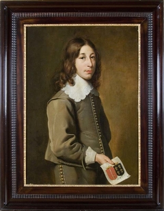 Portrait of Bartholt van Douma (1627-1678), Grietman van Ferwerderadeel, echtgenoot van Doedtje Crack by Wybrand de Geest