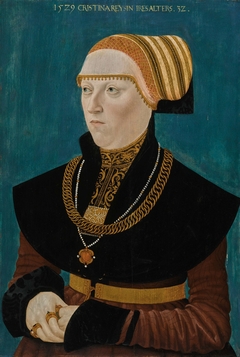 Portrait of Christina, wife of Weicker Reys by Conrad Faber von Kreuznach