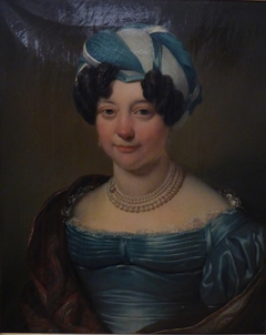 Portrait of Clara Elisabeth Helmich (1783-1837), wife of Jacobus Petrus Yvo Diert van Melissant (1774-1847) by Cornelis Kruseman