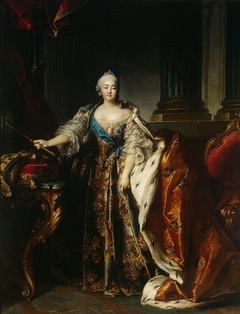 Portrait of Empress Elizabeth Petrovna by Louis Tocqué