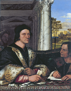 Portrait of Ferry Carondelet with his Secretaries by Sebastiano del Piombo