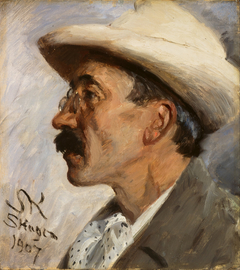 Portrait of Julius Paulsen (1860-1940) by Peder Severin Krøyer