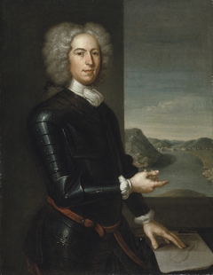 Portrait of Major General Paul Mascarene by John Smybert