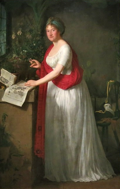 Portrait of Marie-Sylphide Calès by Julie Philipault