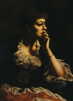 Portrait of Mrs. Eastman Johnson by Eastman Johnson