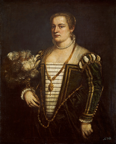 Portrait of the Artist's daughter Lavinia by Titian