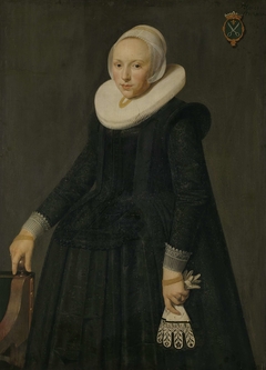 Portrait of Trijntje Tijsdr van Nooij, Wife of Reinier Ottsz Hinloopen (Tryntgen Tysdr. van Nooy) by Unknown Artist