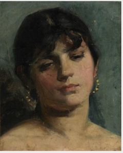 Portrait Sketch of a Young Girl by Carolus-Duran