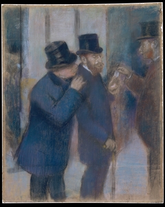 Portraits at the Stock Exchange by Edgar Degas