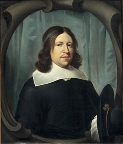 Portret van een man by Justus van Attevelt