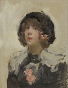 Portret van een vrouw by Isaac Israels