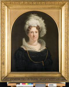 Portret van een vrouw, mogelijk Hendrika Wilhelmina Duvergé by Jan Willem Pieneman