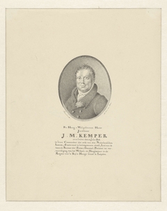 Portret van jonkheer J.M. Kemper by Abram van der Horn