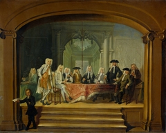 Regents of the Aalmoezeniersweeshuis Orphanage in Amsterdam, 1729 by Cornelis Troost