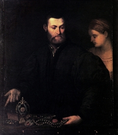 Ritratto di gioielliere by Paris Bordone