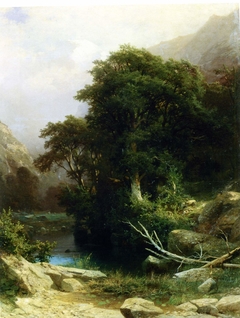 River in the Caucasus by Arseny Meshchersky