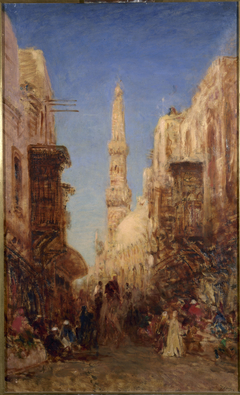 Rue du vieux Caire by Félix Ziem