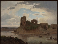 Ruins of the Bobrowniki castle by the Vistula River by Wojciech Gerson