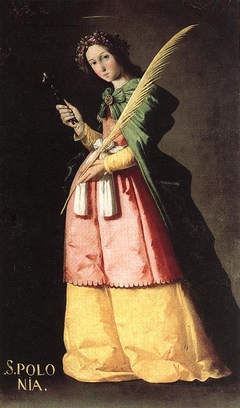 Saint Apollonia by Francisco de Zurbarán