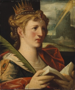 Saint Barbara by Bartholomeus Spranger