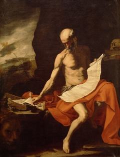 Saint Jerome in the Wilderness by Jusepe de Ribera