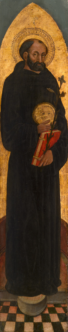 Saint Nicholas of Tolentino from an Augustinian altarpiece by Anonymous