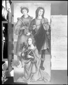 Saints Stephen, Genesio and Apollonia by Raffaellino del Garbo