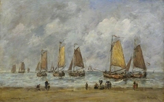 Scheveningen by Eugène Boudin