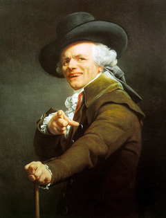 Self-portrait of the artist in the guise of a mocker by Joseph Ducreux