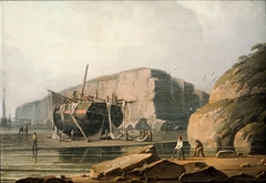 Ship Aground by Robert Salmon