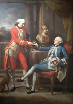 Sir Sampson Gideon and an unidentified companion by Pompeo Batoni