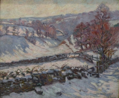 Snow Landscape in Crozant by Armand Guillaumin