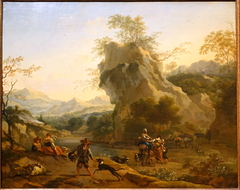 Southern landscape by Nicolaes Pieterszoon Berchem