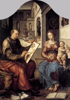 St Luke Painting the Virgin by Maarten van Heemskerck