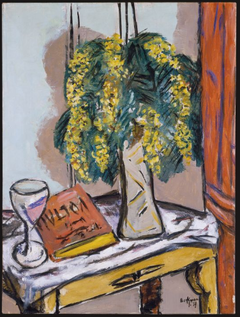 Still Life with Mimosas by Max Beckmann