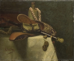 Still Life with Oriental Slippers by August Allebé