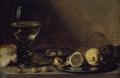 Still Life with Rummers and Lemons by Franchoys Elaut