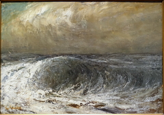 Stormy Sea by Gustave Courbet