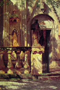 Study for "Sunlight and Shadow" by Albert Bierstadt