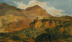 Südliche Berglandschaft by Carl Rahl