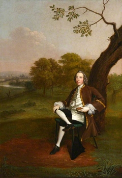 Supposedly Sir James Burrow, FRS, FSA (1701-1782) by Arthur Devis