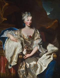 Suzanne-Henriette d'Elbeuf, duchesse de Mantoue by Hyacinthe Rigaud